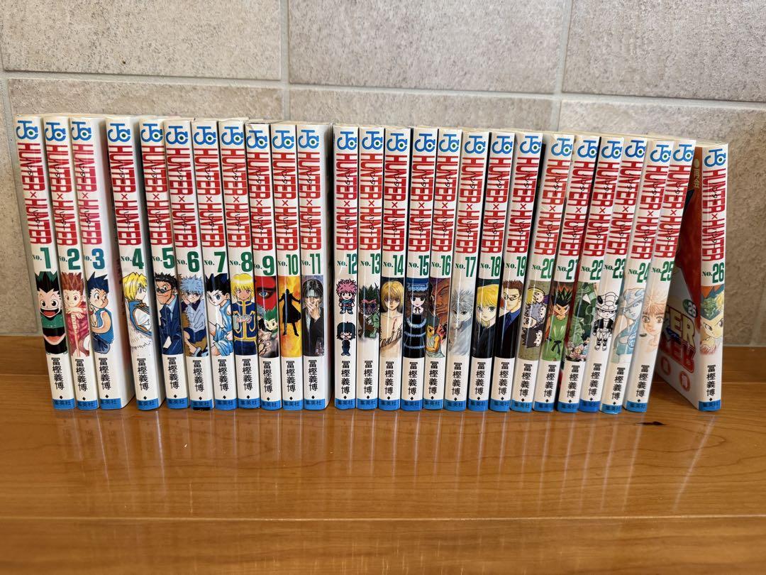 【美品】HUNTER×HUNTER 1巻〜26巻　ハンターハンター HUNTER x HUNTER Vol. 1-38 JP Manga Yoshihiro Togashi Jump