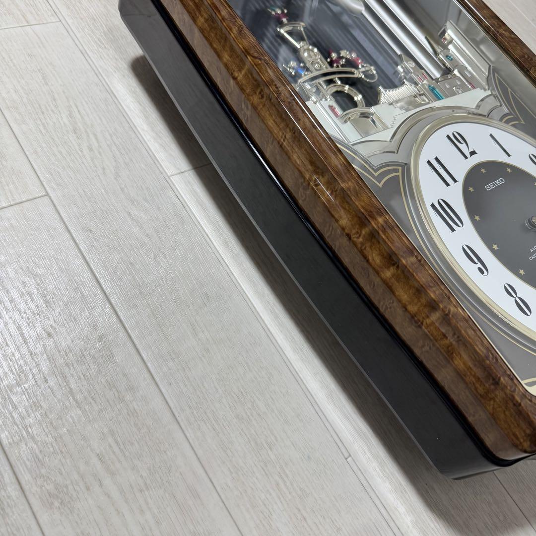 【完動品】SEIKO セイコー 掛時計 RE535B フェアリー からくり時計