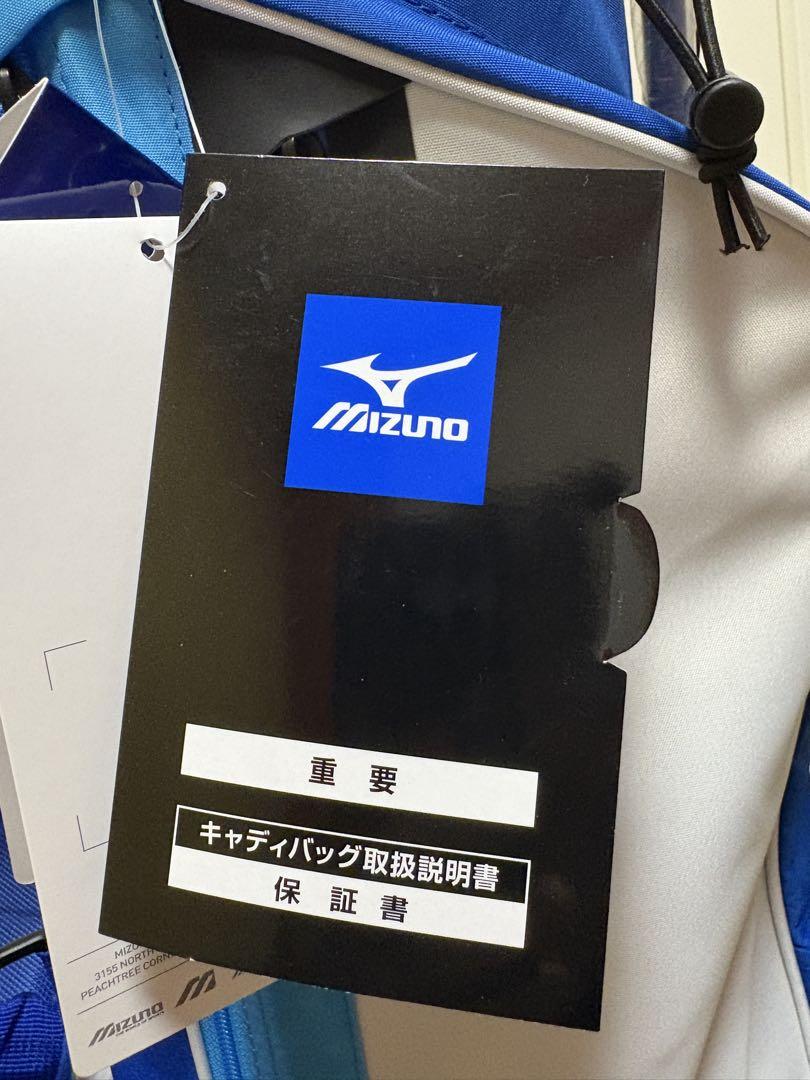 Mizuno ゴルフキャディバッグ 青/白 ツアーモデル - メルカリ