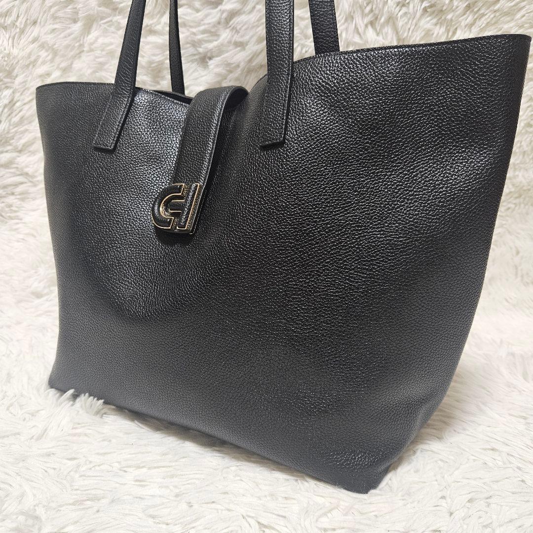 【極美品　保存袋付】コールハーン　トートバッグ　現行　シボ革　シンプリー　肩掛け