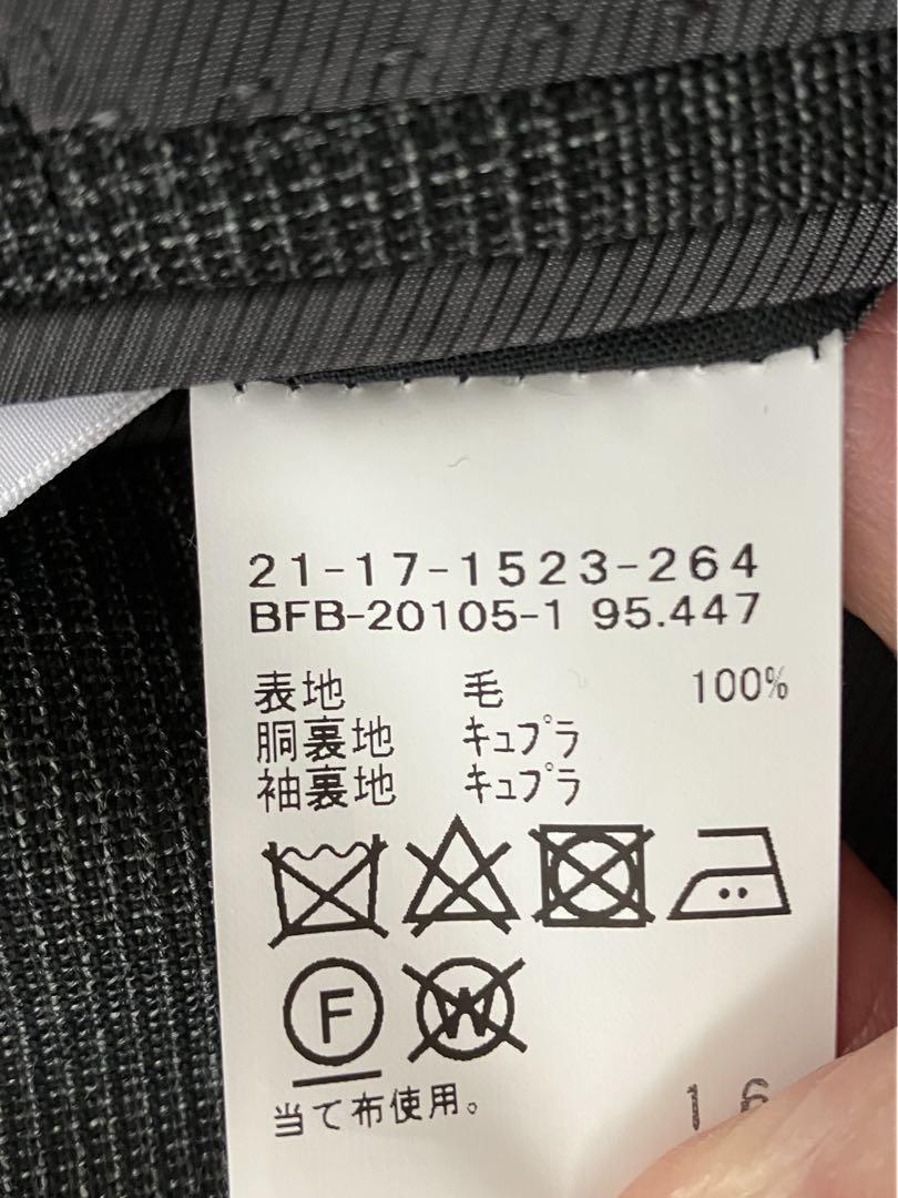 BEAMS F グレンプレイド 3ピース スーツ 42