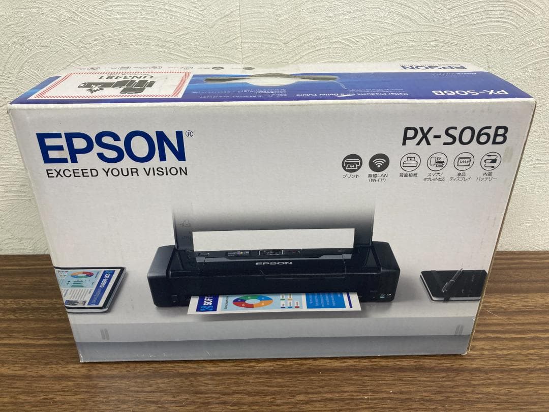 EPSON モバイルプリンター PX-S06B Wi-Fi