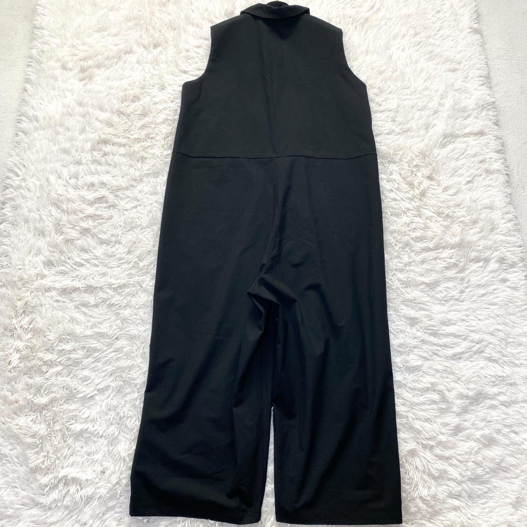 美品✨ 22AW mizuiro ind シャツカラー サロペット 黒