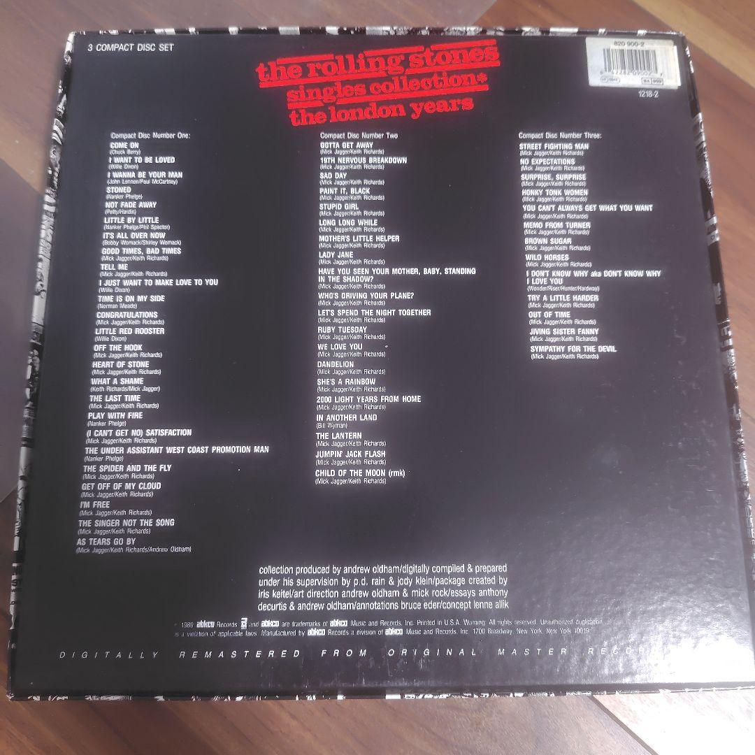 洋楽 the rolling stones singles collection th