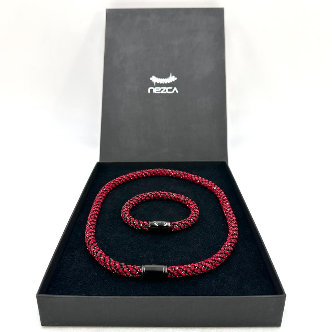 NEZCA ネズカ Capana スワロフスキー ネックレス&ブレスレットセット NEZCA ネズカ Capana スワロフスキー ネックレス&ブレスレットセット
