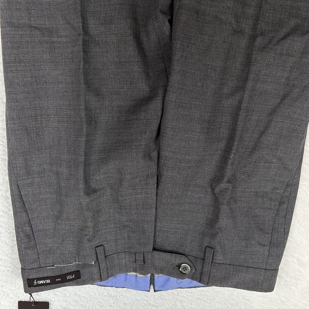 新品 pt01 BEAMS F スラックス ストレッチ BUSINESS スーツ パンツ