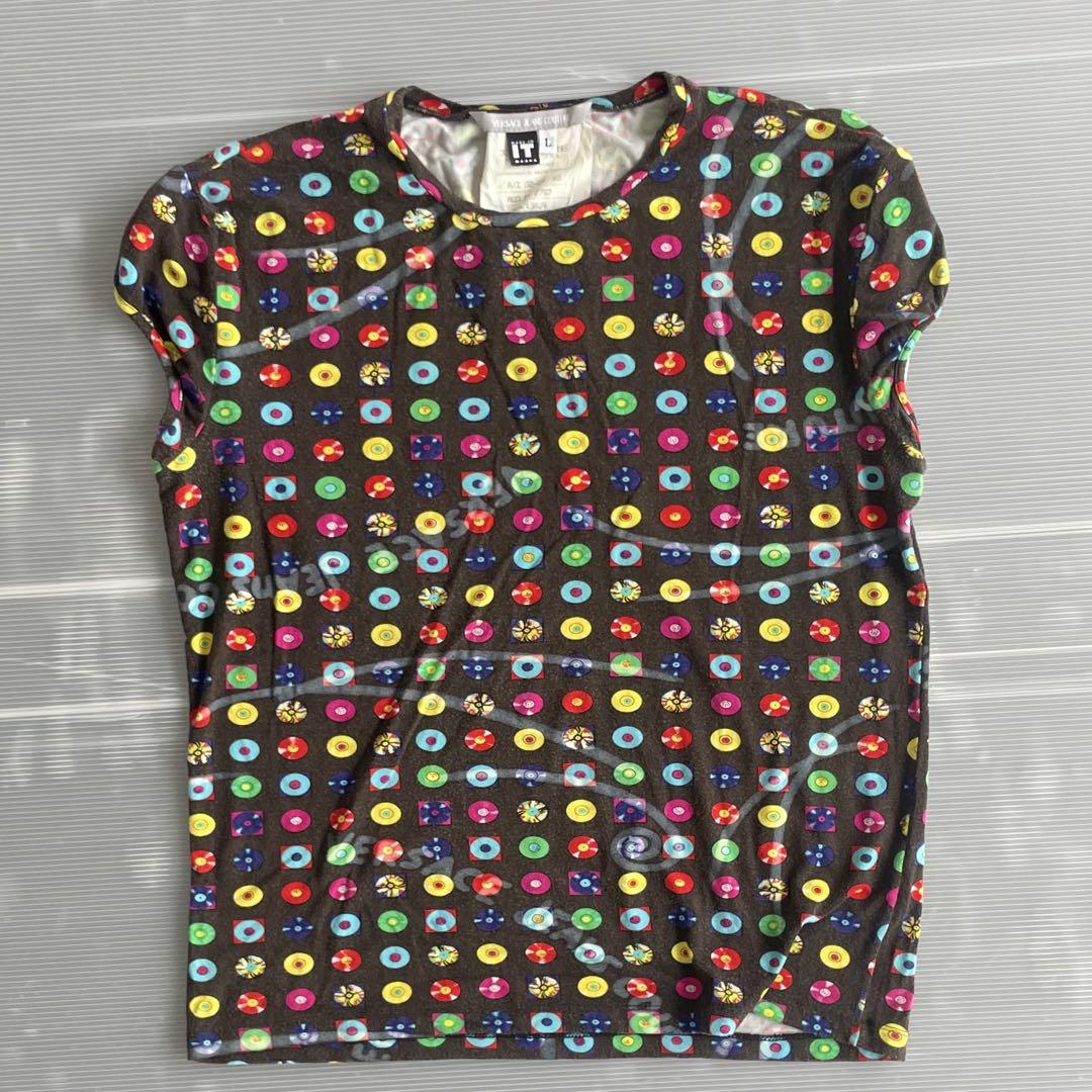 $ VERSACE JEANS COUTURE フレンチスリーブ　Tシャツ