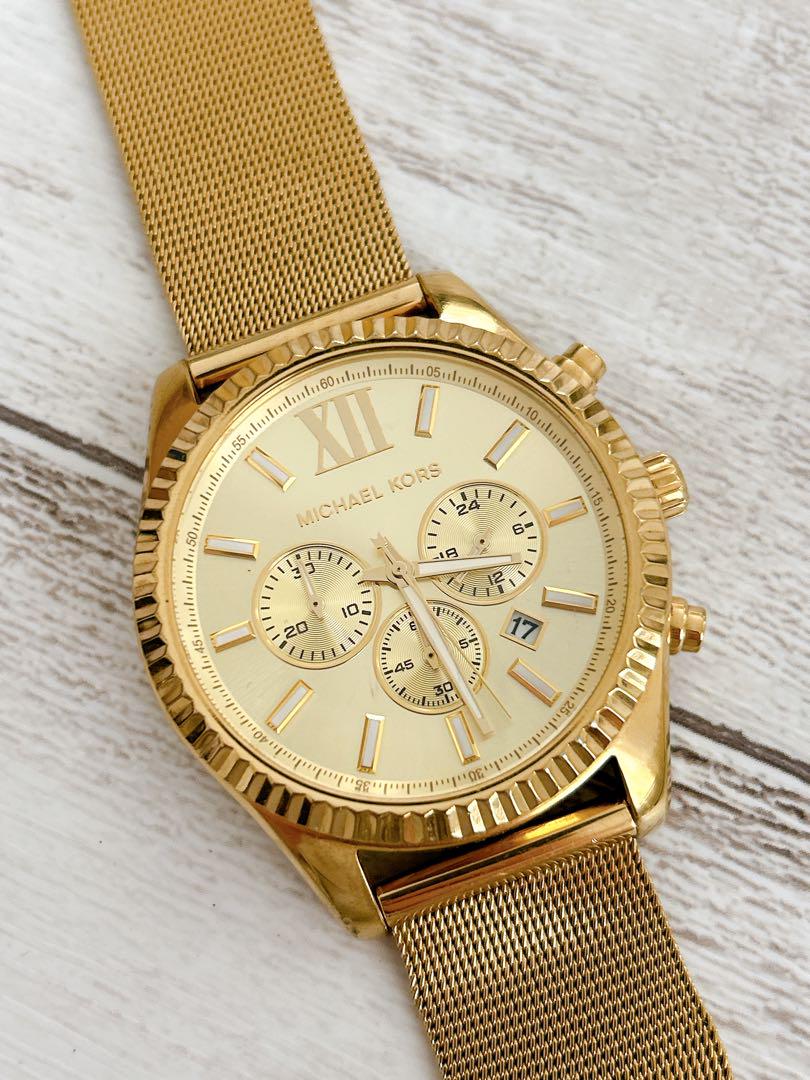 【MICHAEL KORS】ゴールド 腕時計⟡.·
