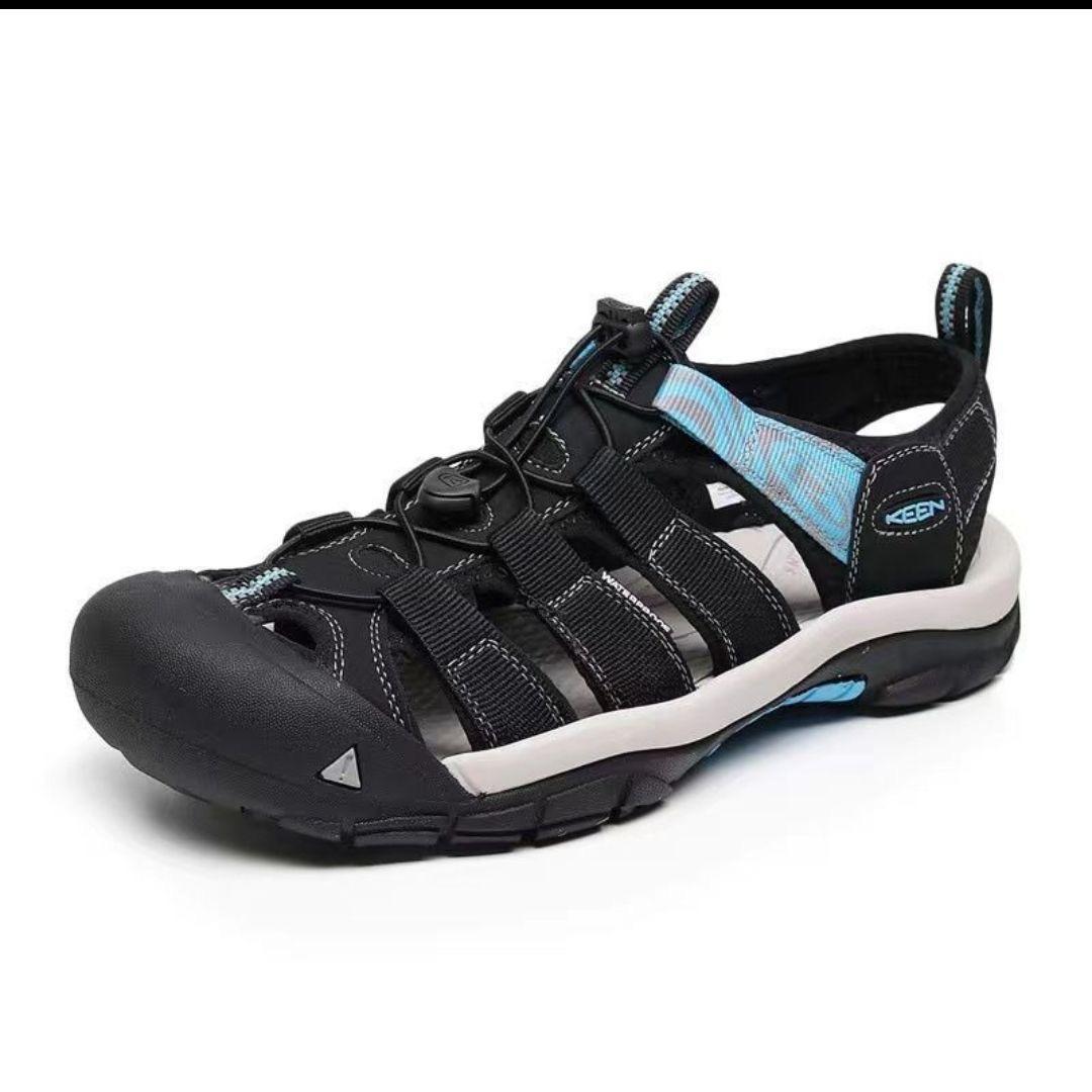 KEEN スポーツサンダル ブラック/ブルー24cm