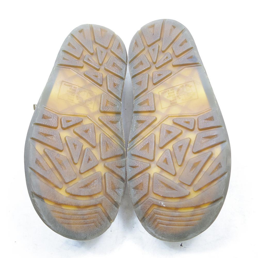 UK7 Dr. Martens ブラウン サンダル 編み込みデザイン P2966