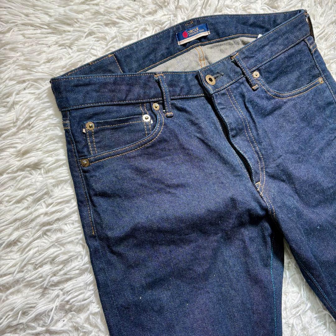 【極美品】ジャパンブルージーンズ サークルデニム 32 赤耳 レザーパッチ 【極美品】ジャパンブルージーンズ サークルデニム 32 赤耳 レザーパッチ