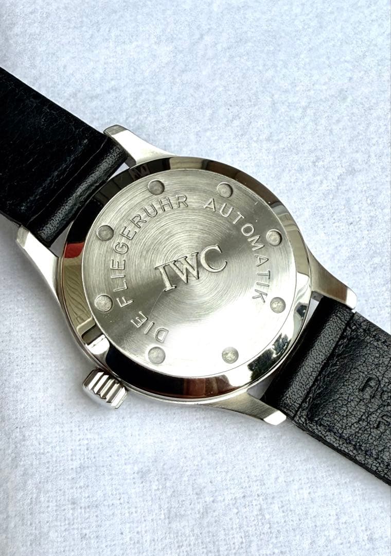 IWC マーク12 IW324101 メンズ 36mm レザーストラップモデル