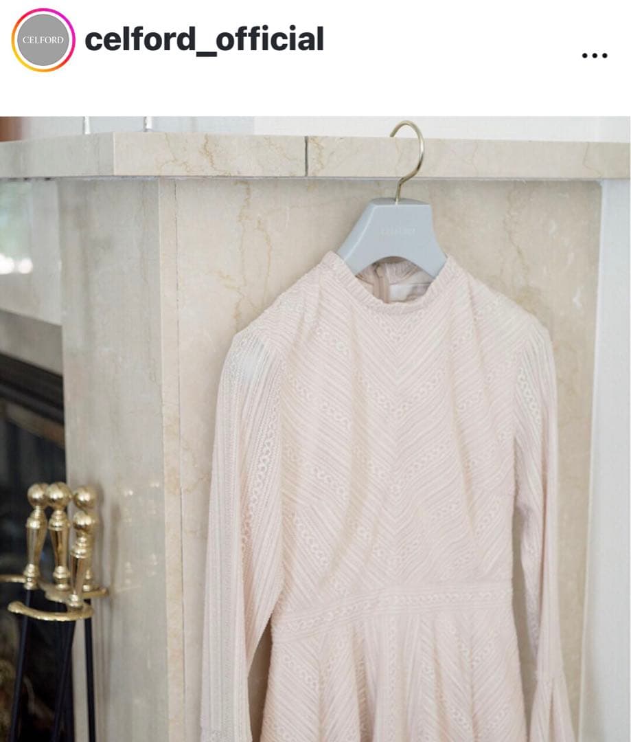 CELFORD アイボリー ロングワンピース CELFORD アイボリー ロングワンピース