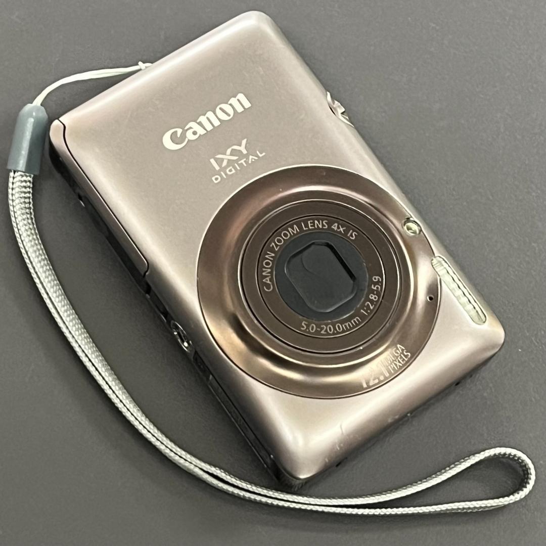 Canon IXY ブラウン デジタルカメラ動作未確認