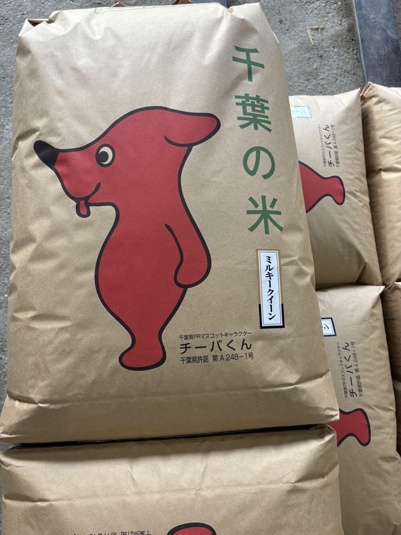 農家直送　千葉県産ミルキークイーン玄米30kg 送料着払い 13,350円