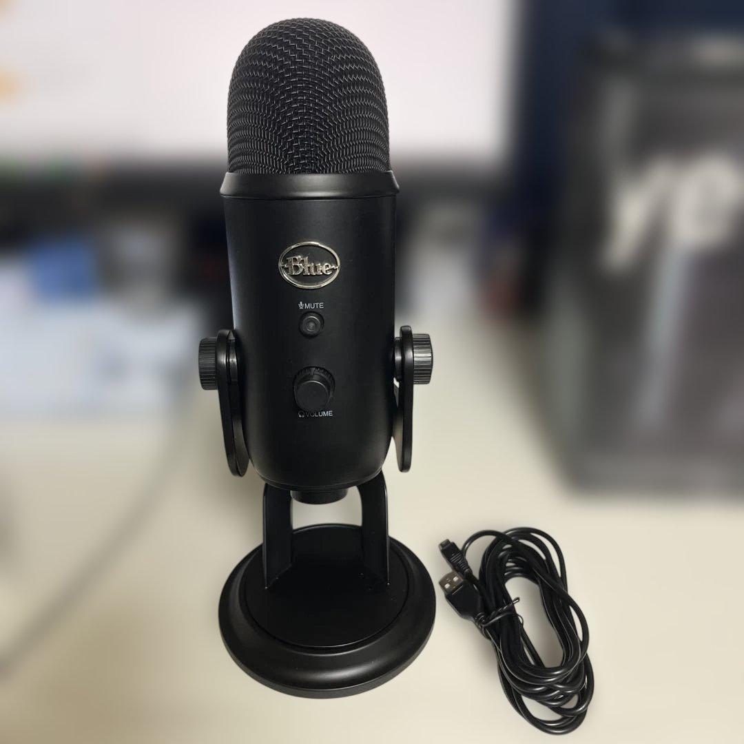 blue yeti コンデンサーマイク　ブラック