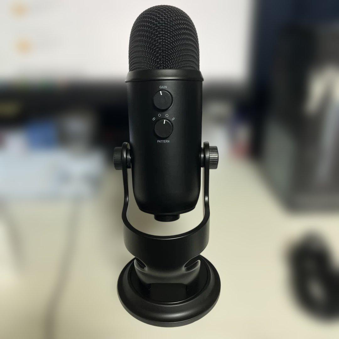 blue yeti コンデンサーマイク　ブラック