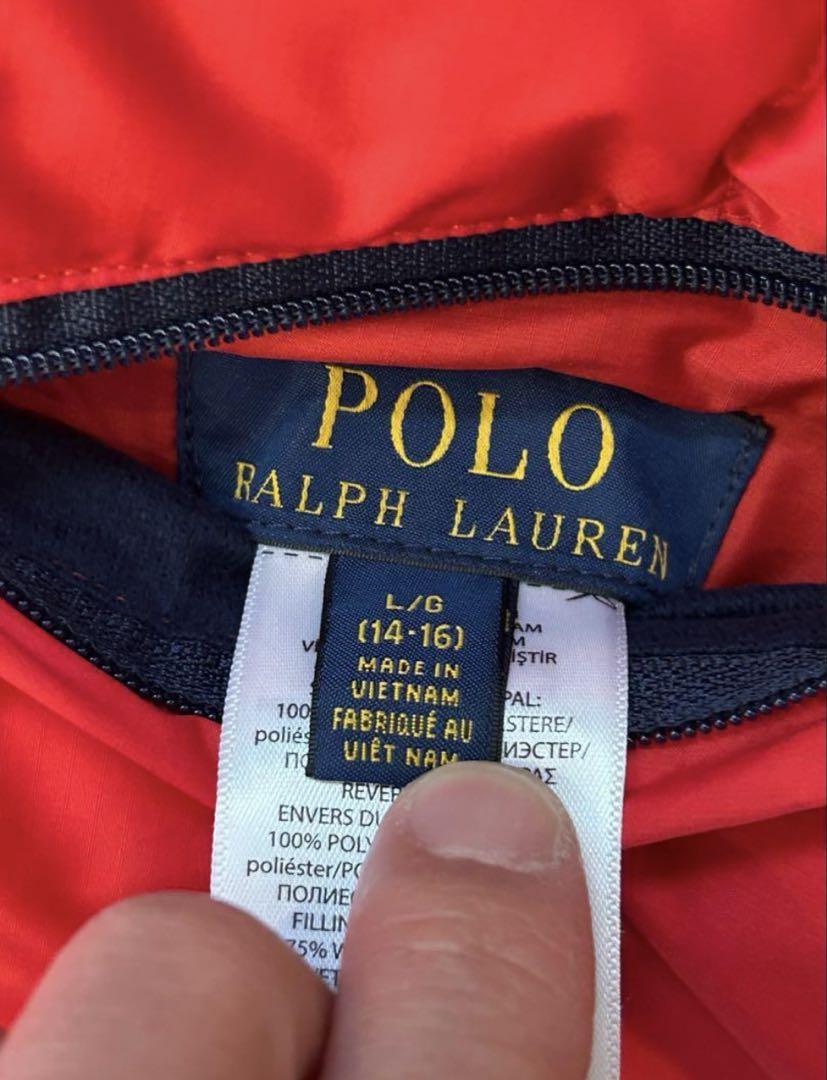 ラルフローレン Ralph Lauren リバーシブル ダウンベスト Lサイズ