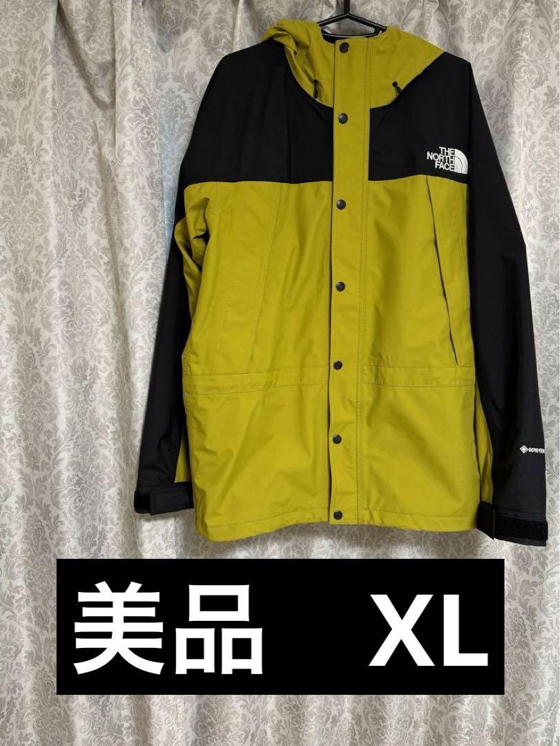 【美品】ノースフェイス　マウントライトジャケット　マッチャグリーン　XL