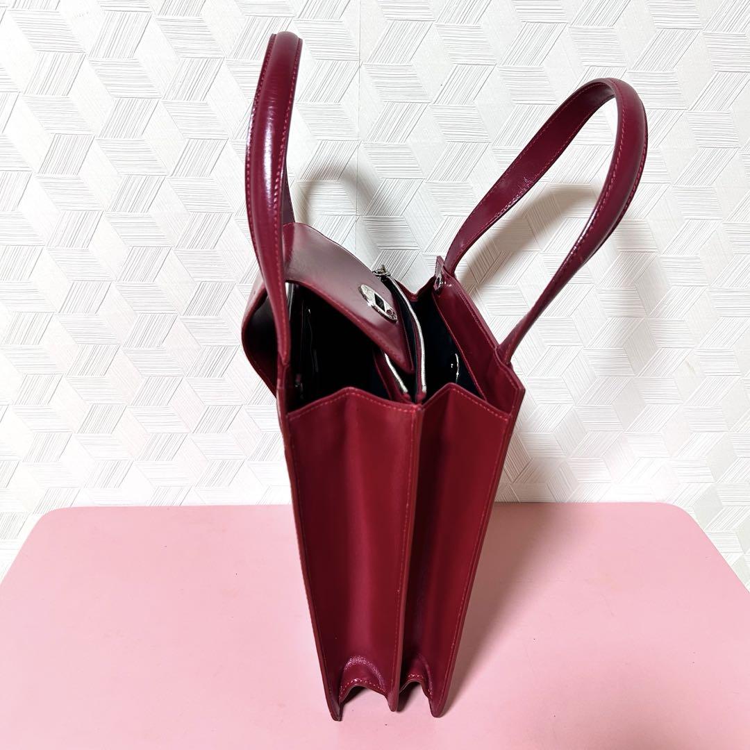 【BVLGARI❣️】LIMITED EDITION ハンドバッグ 赤レザー
