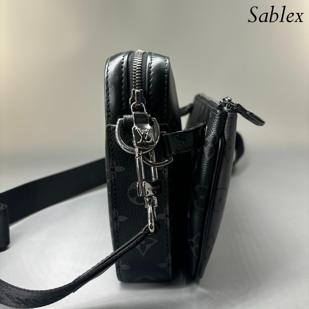 【未使用/RFID】ルイヴィトン モノグラムエクリプス トリオメッセンジャー