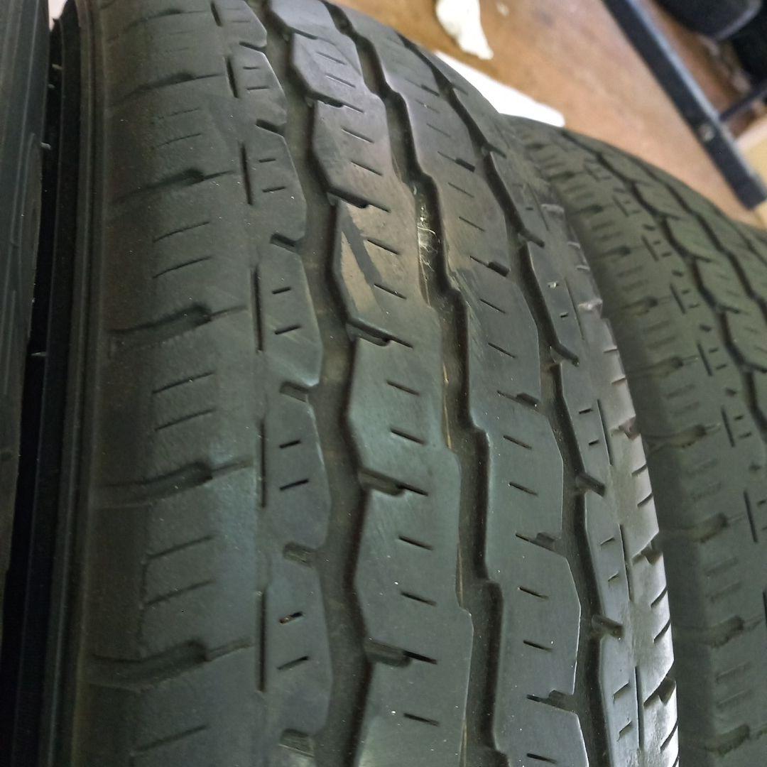サクシードやプロボックス　TOYO　夏タイヤ　155/80R14LT　ホイール付