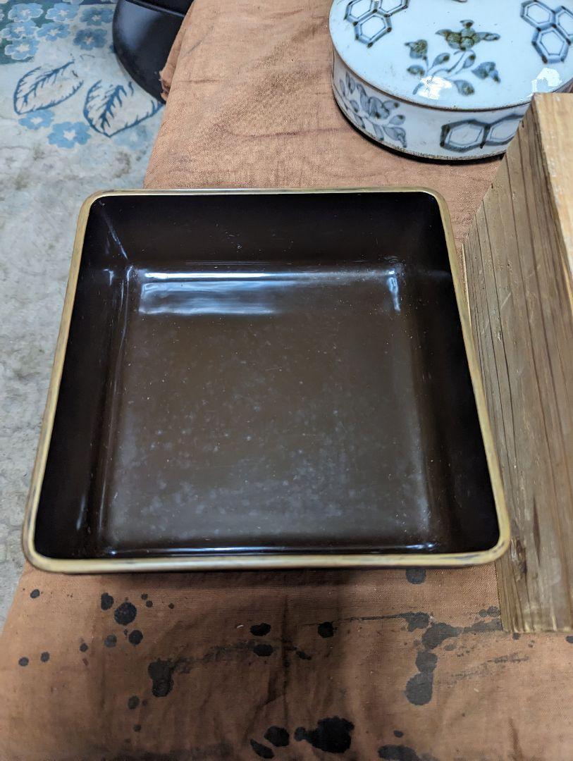 輪島塗、蒔絵、蓋物、菓子器