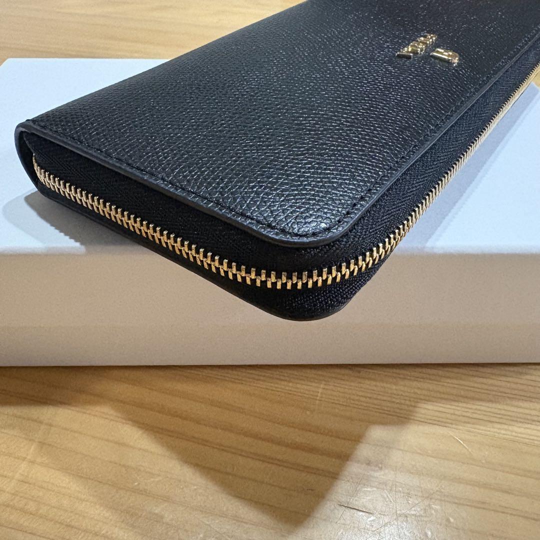美品！FURLA カメリア　長財布　ブラック
