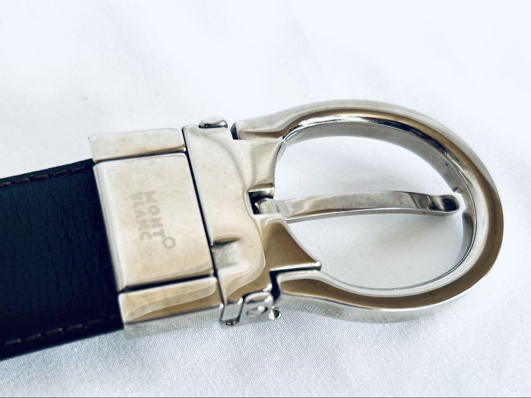 モンブラン ベルト MONTBLANC 本革 レザー メンズ 中古品