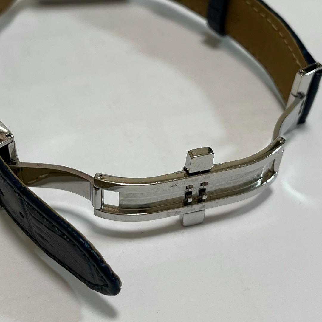【極美品】CITIZEN エコドライブ ソーラー スクエア ミッドナイトブルー