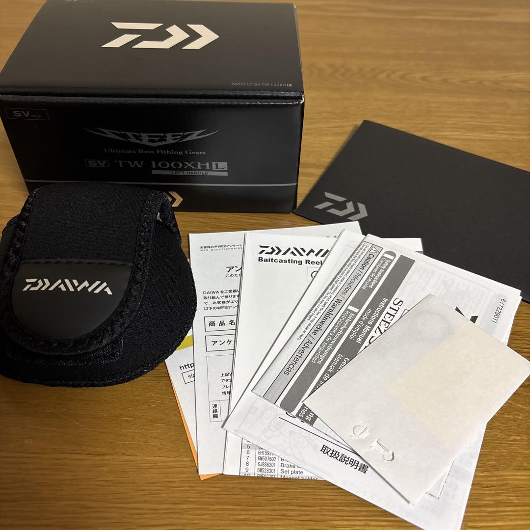 24スティーズSV TW 100XHL ベイトリール 左ハンドル