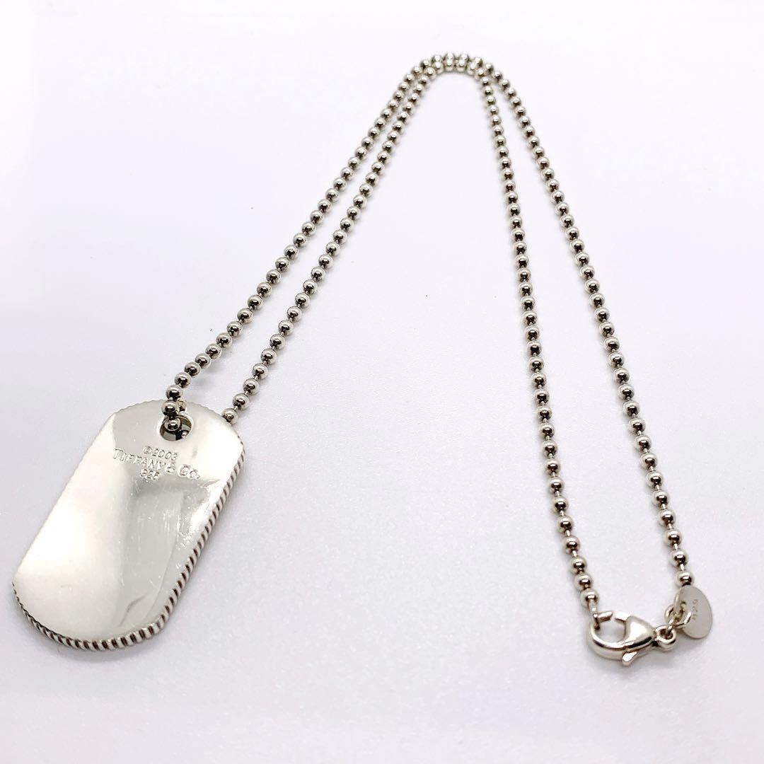TIFFANY＆Co. ドッグタグ コインエッジ ネックレス