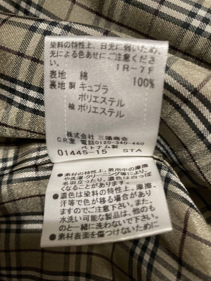 美品　バーバリーブルーレーベル　トレンチコート　ベージュ36