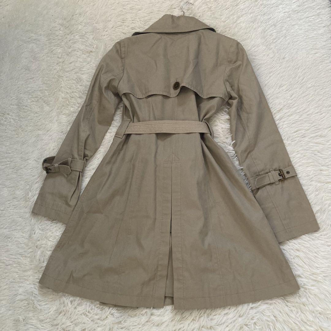 美品　バーバリーブルーレーベル　トレンチコート　ベージュ36