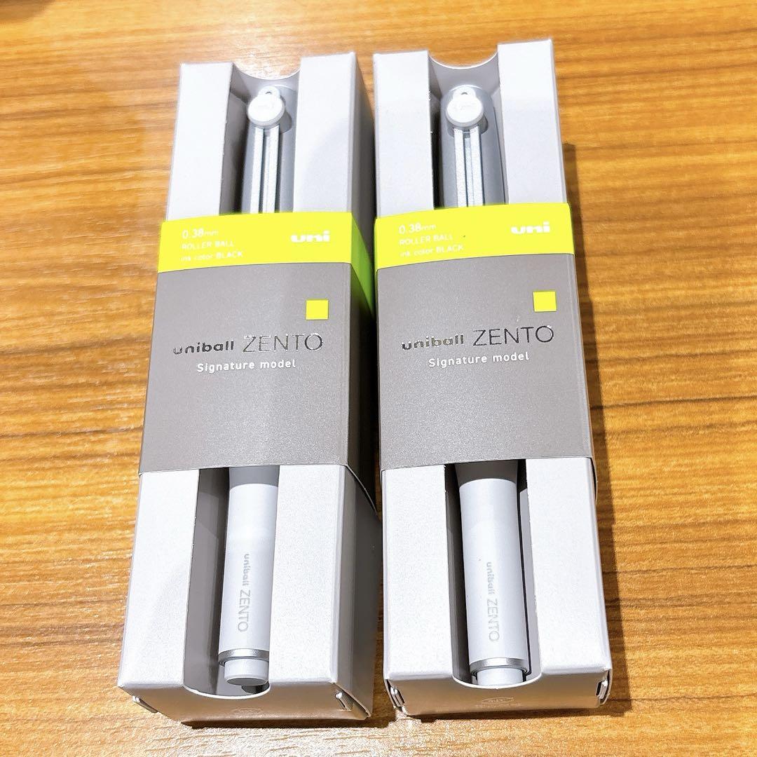 uniball ZENTO 0.38mm シグニチャーモデル　シルバー新品未使用