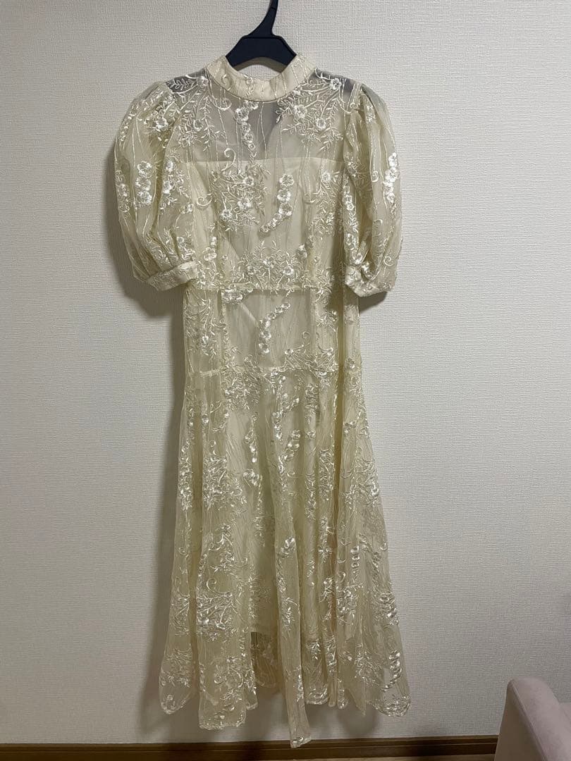 新品未使用　Acka. lace flare dress 1サイズ