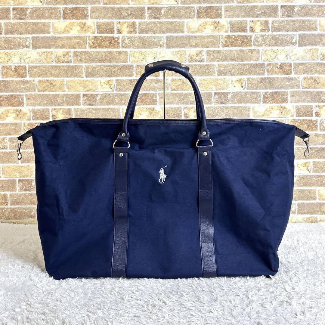 好評 大容量 ボストンバッグ ラルフローレン 美品】 ロゴ刺繍 メルカリ - バッグ