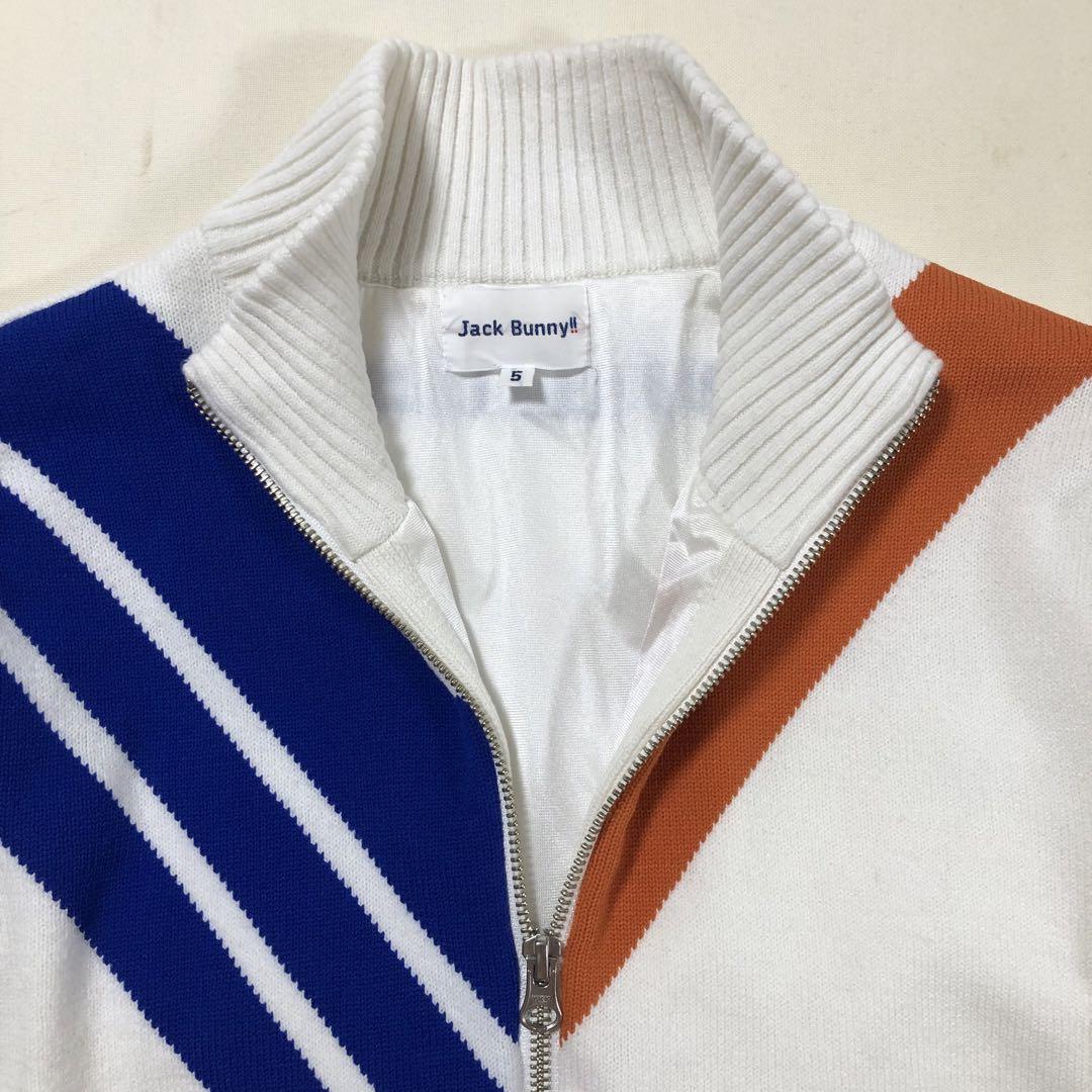 定番の中古商品 ダブルジップ ジャックバニー ニット 裏地付 ジャケット メンズウェア