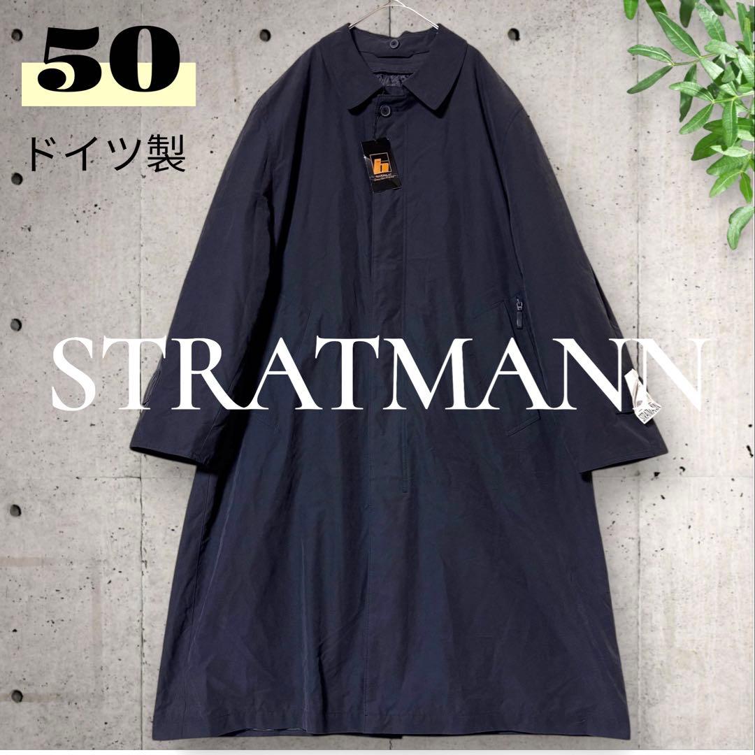 STRATMANN ロングコート ステン コート 50 黒 アウトドアL