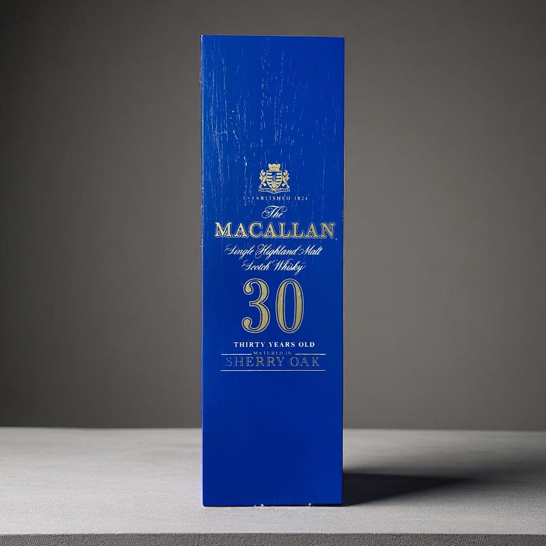 MACALLAN 30年 シェリーオーク　旧ラベル　マッカラン　青ラベル