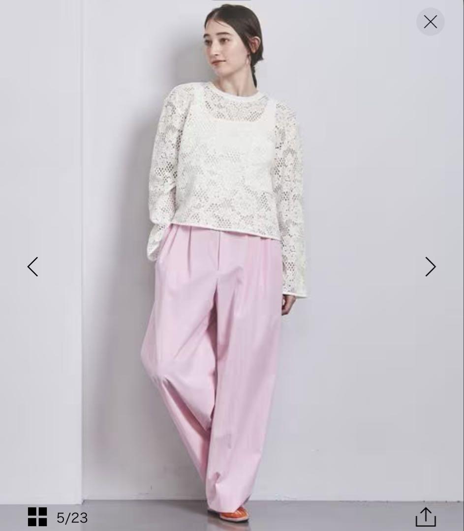 新品タグ付き⭐︎アローズ⭐︎レースTブラウス　23100円　半額以下！