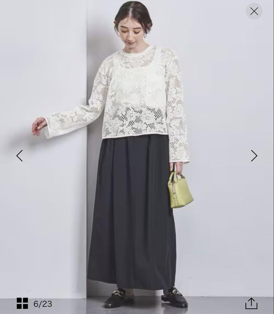 新品タグ付き⭐︎アローズ⭐︎レースTブラウス　23100円　半額以下！