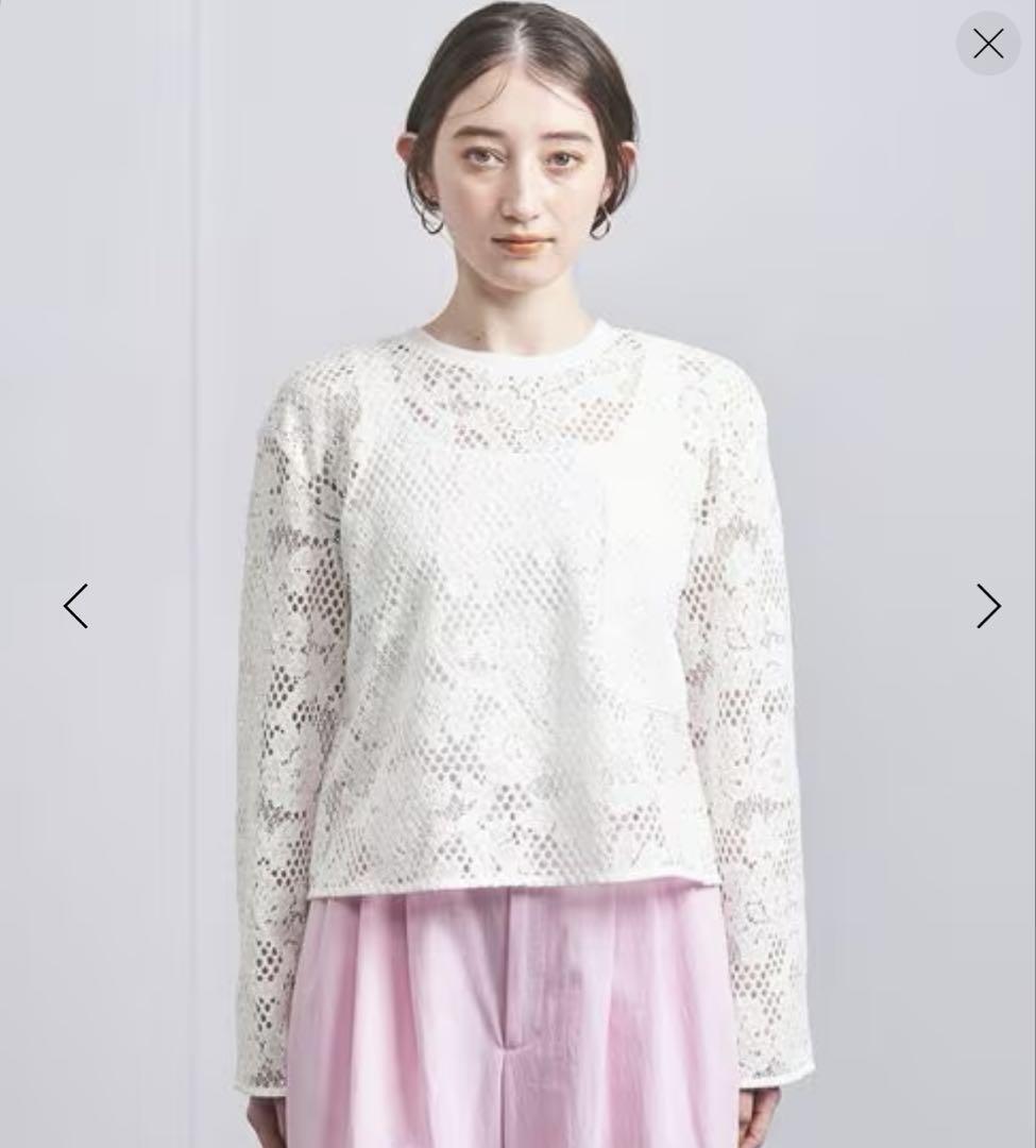 新品タグ付き⭐︎アローズ⭐︎レースTブラウス　23100円　半額以下！