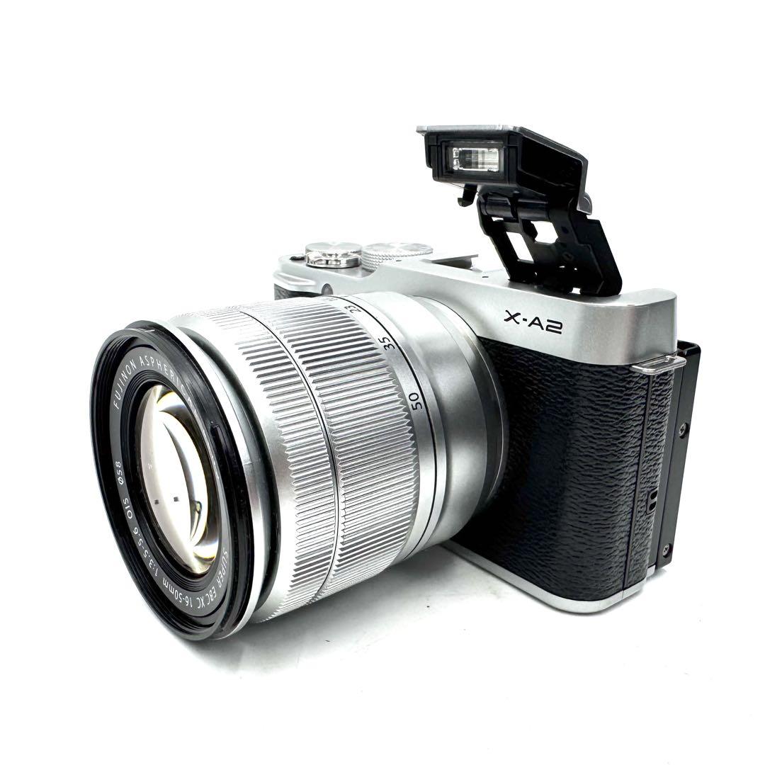 超話題新作 動作良好 メルカリ - OIS 16-50mm XC シルバー X-A2 FUJIFILM デジタルカメラ