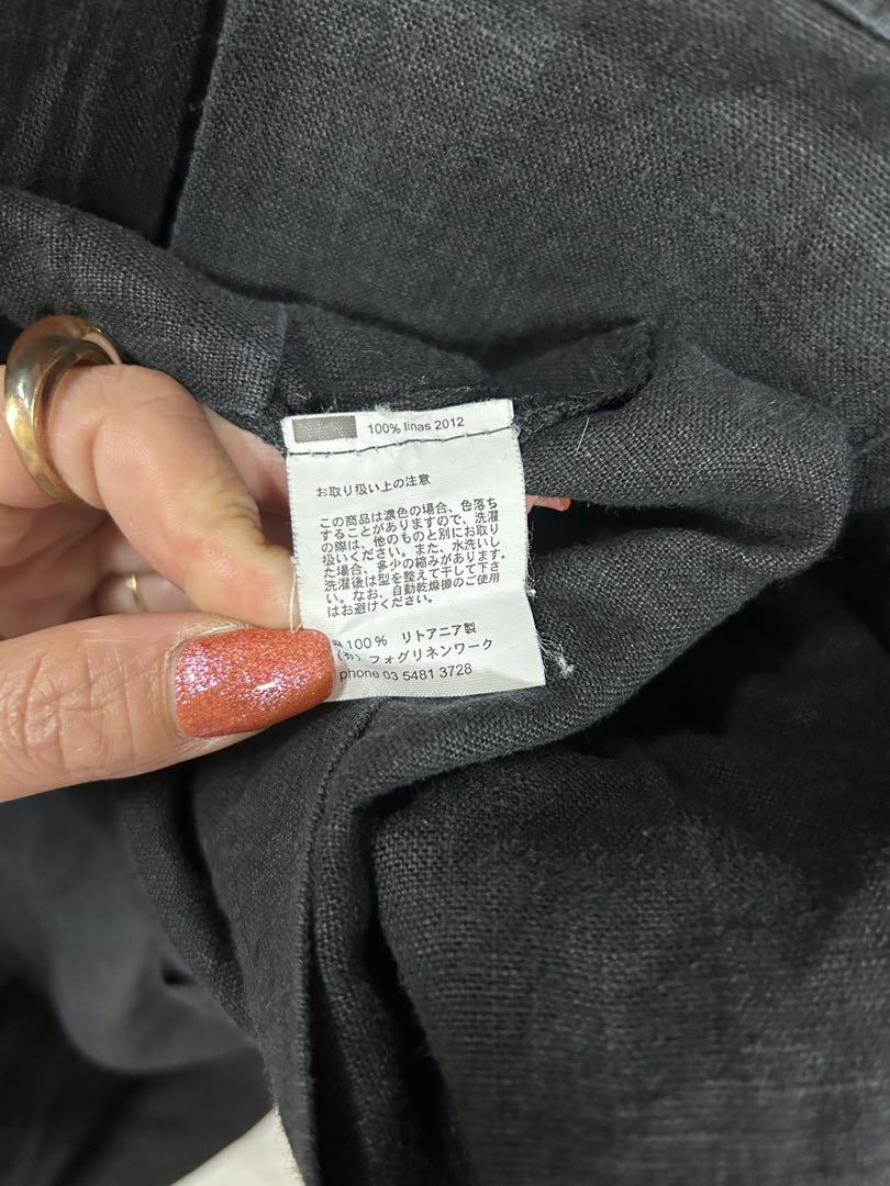fog linen work nest Robe セーラーワンピース　リネン