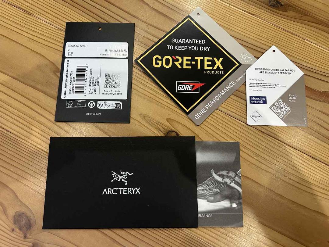 アークテリクス 24SS アルファライトウエイトジャケット ブラック M 未使用