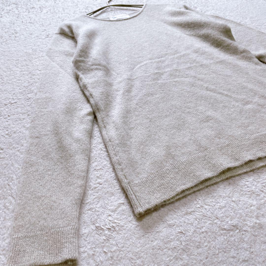 Johnstons of Elgin S カシミア100%長袖ニット セーター