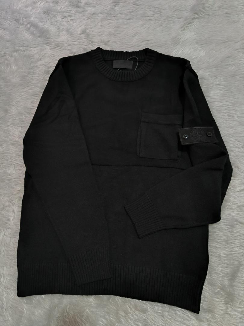 ストーンアイランド 新品 STONE ISLAND ニット ブラック セーター