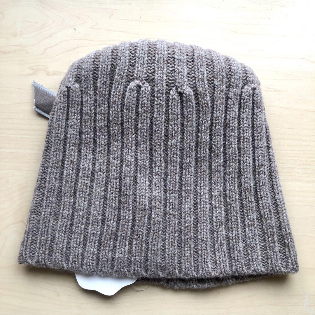 人気 美品 アシーナ ニューヨーク ウール ニット帽 ビーニー