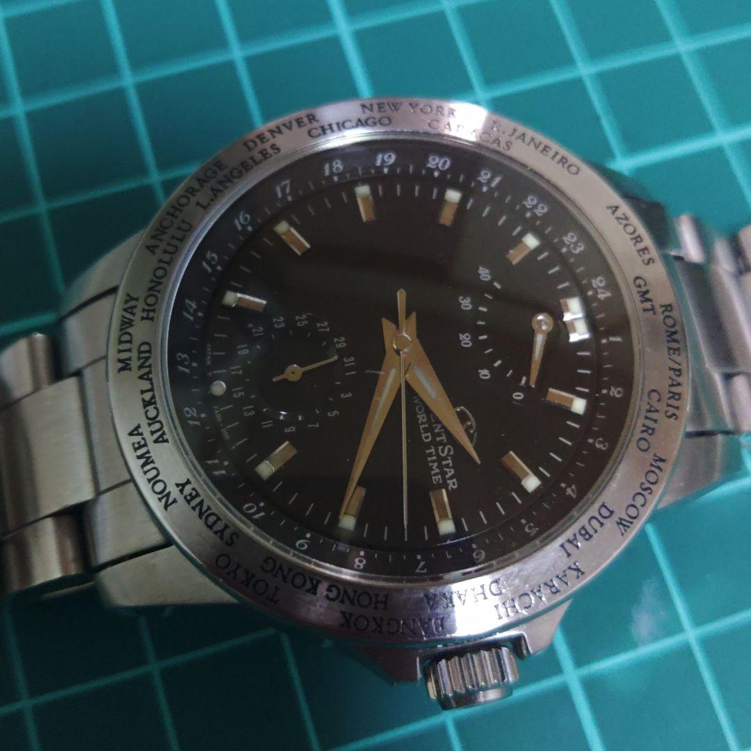 オリエントスター　ワールドタイム　GMT時計